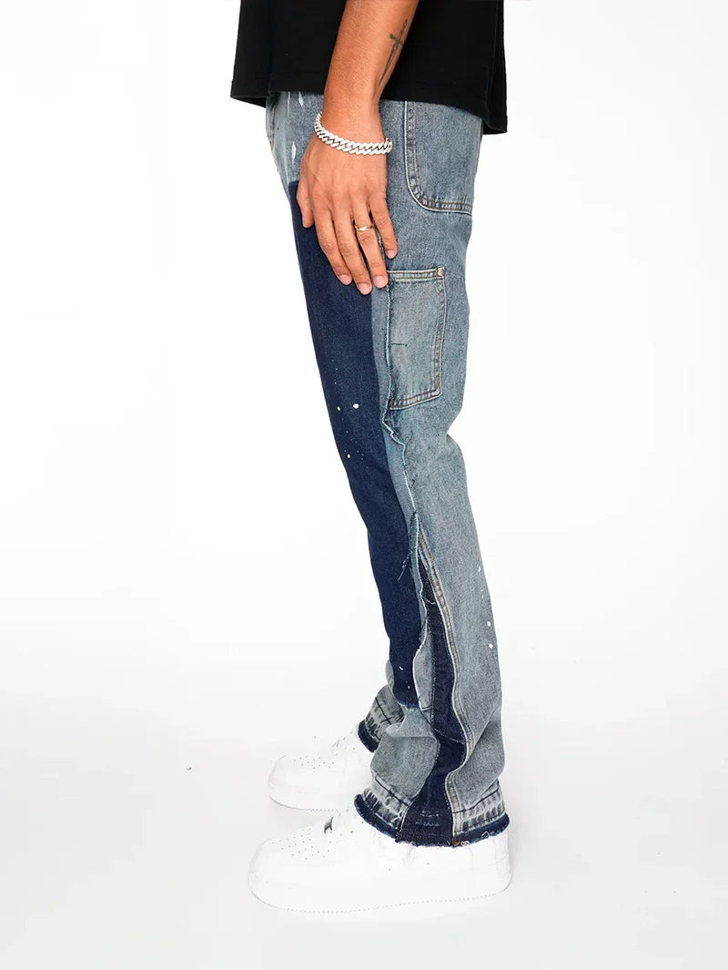 FLARE JEAN "Denim Contrast"