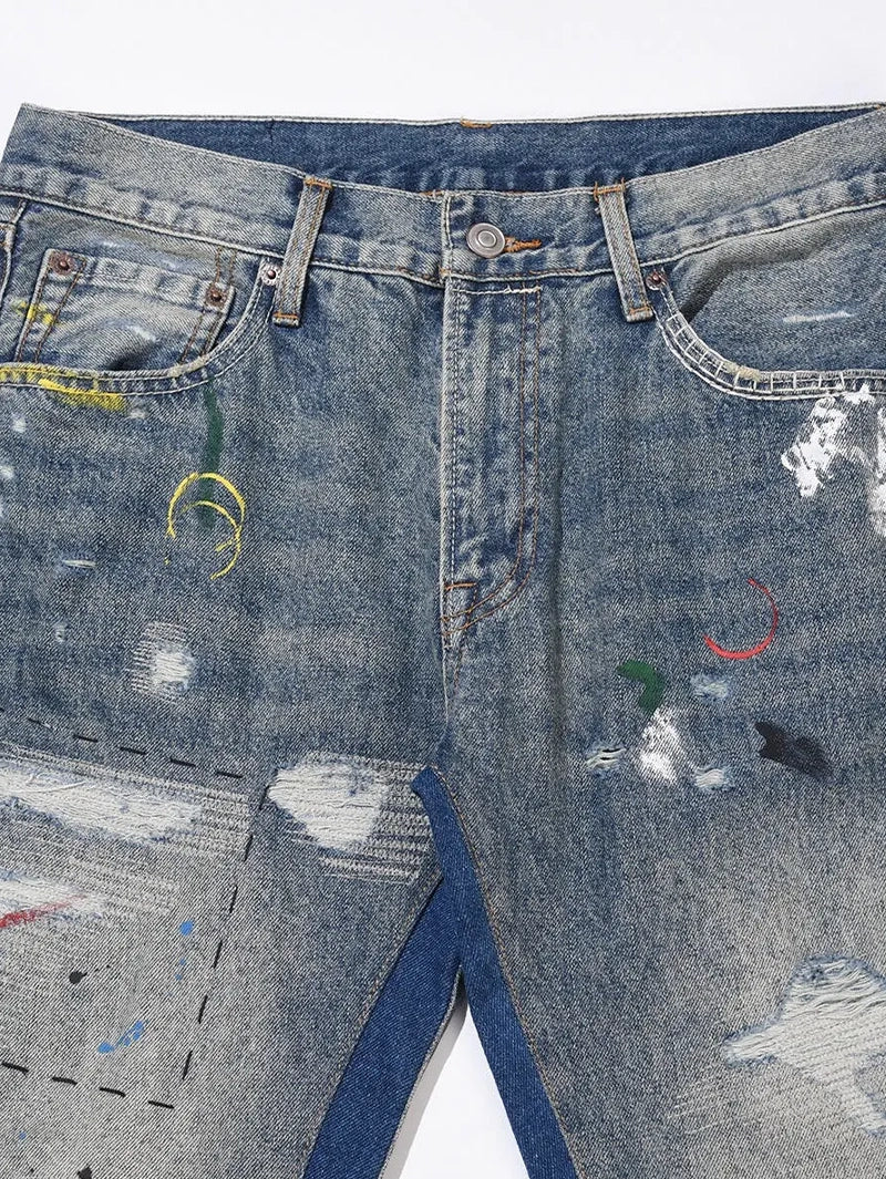 FLARE JEAN "Paint Splash"