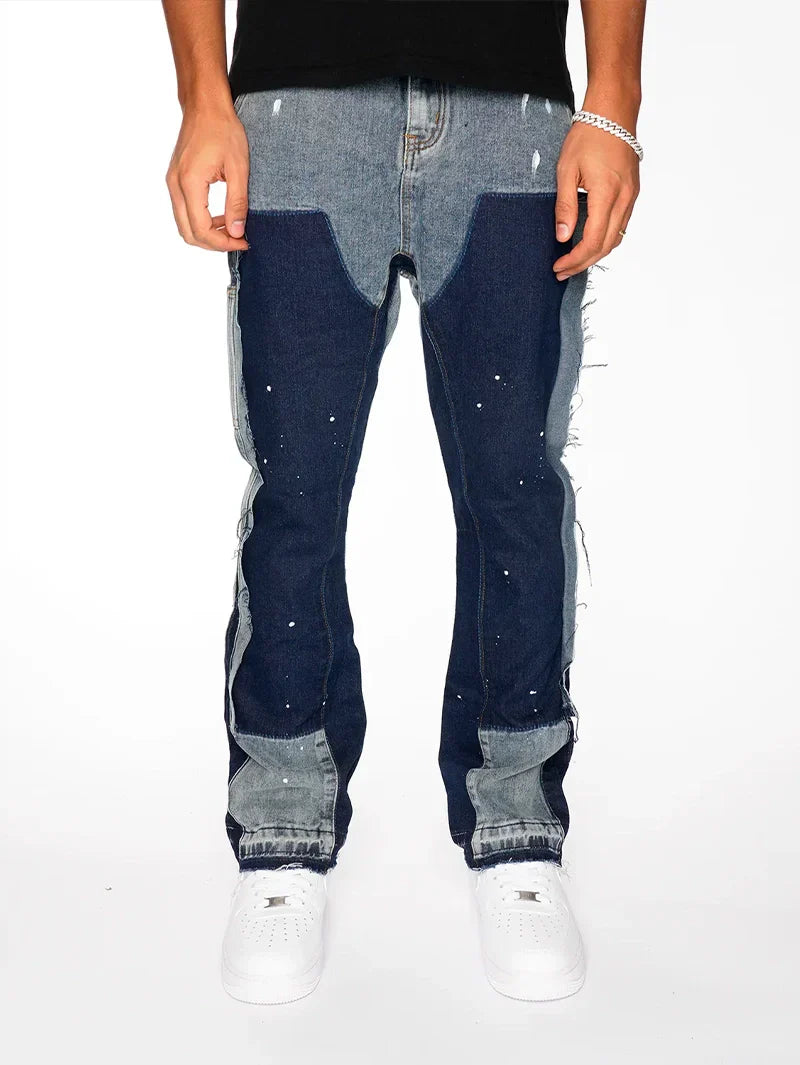 FLARE JEAN "Denim Contrast"