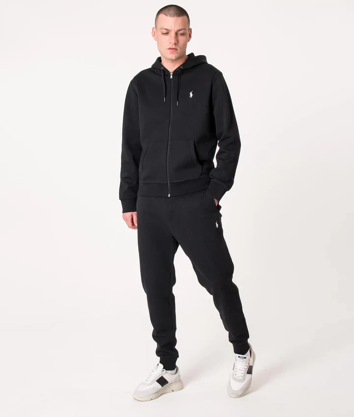 Polo Ralph Lauren Polo Pony Embroidered Zip-Up Hoodie Black