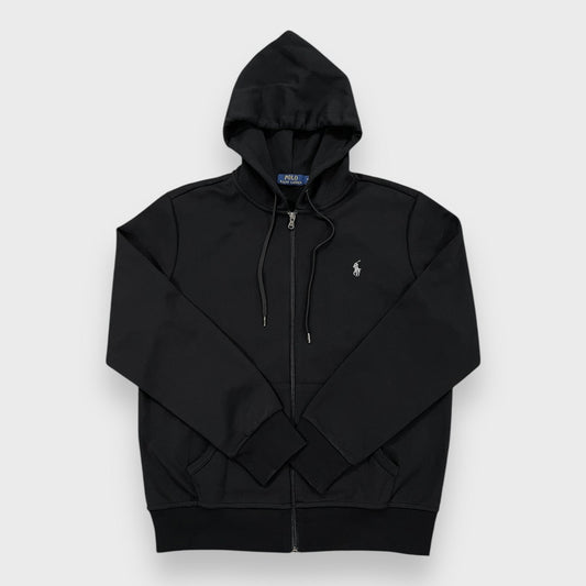 Polo Ralph Lauren Polo Pony Embroidered Zip-Up Hoodie Black