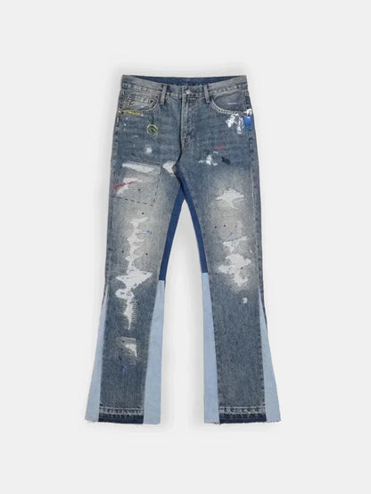 FLARE JEAN "Paint Splash"