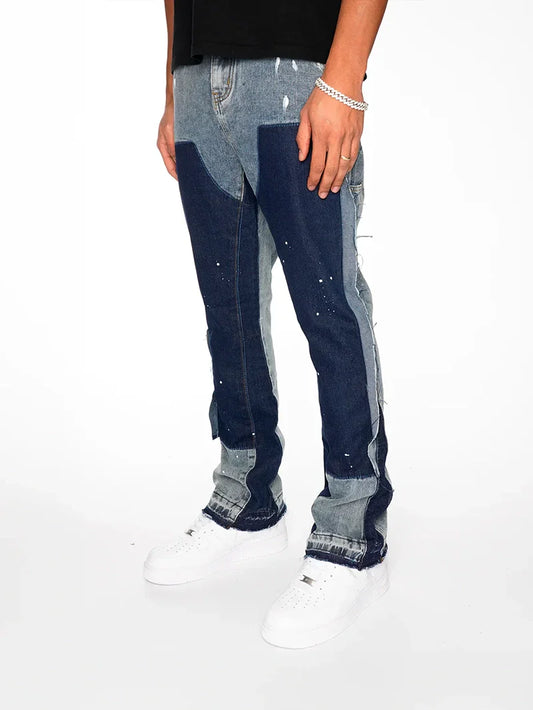 FLARE JEAN "Denim Contrast"