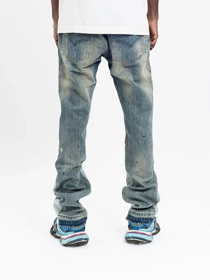 FLARE JEAN "Paint Splash"