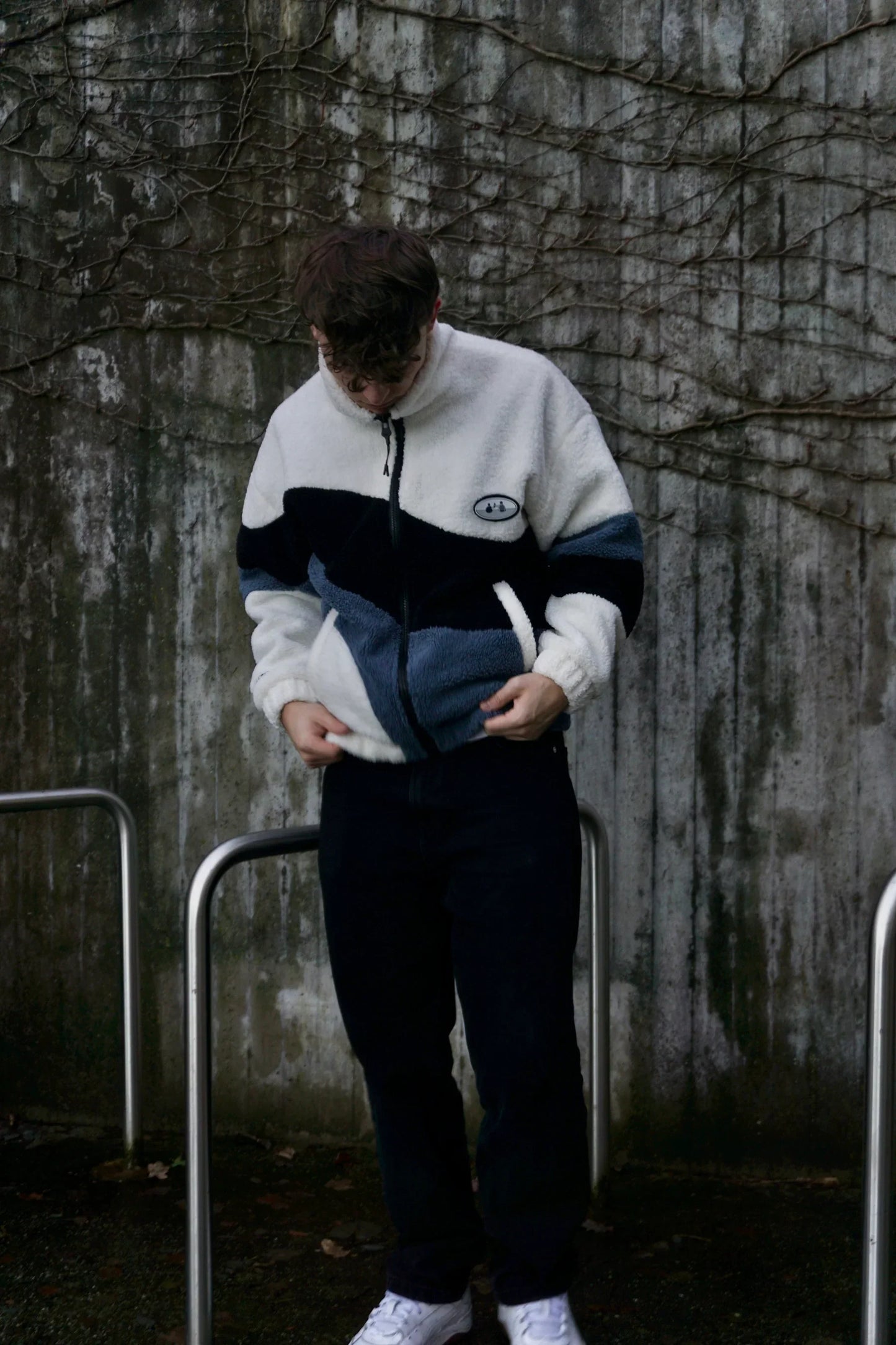 JACKET "Cityfleece White"