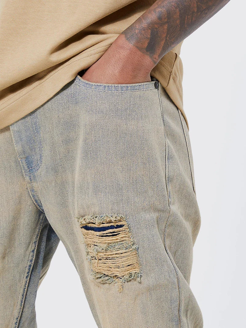 FLARE JEAN "Ripped Edge"