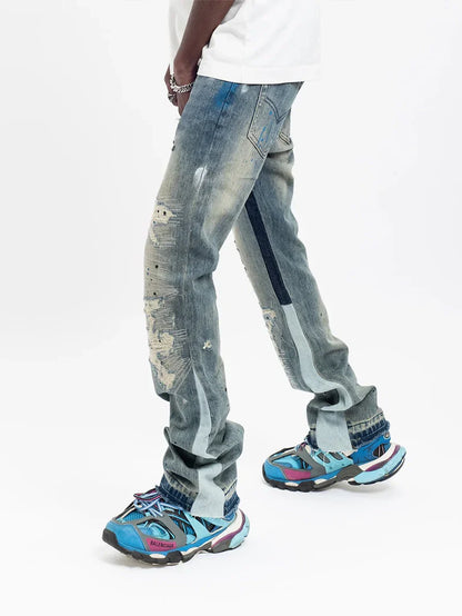 FLARE JEAN "Paint Splash"