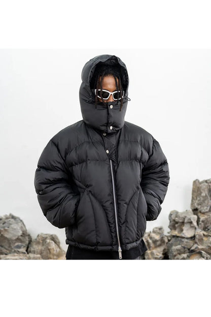 JACKET "Y2K Puffer Button-Up"