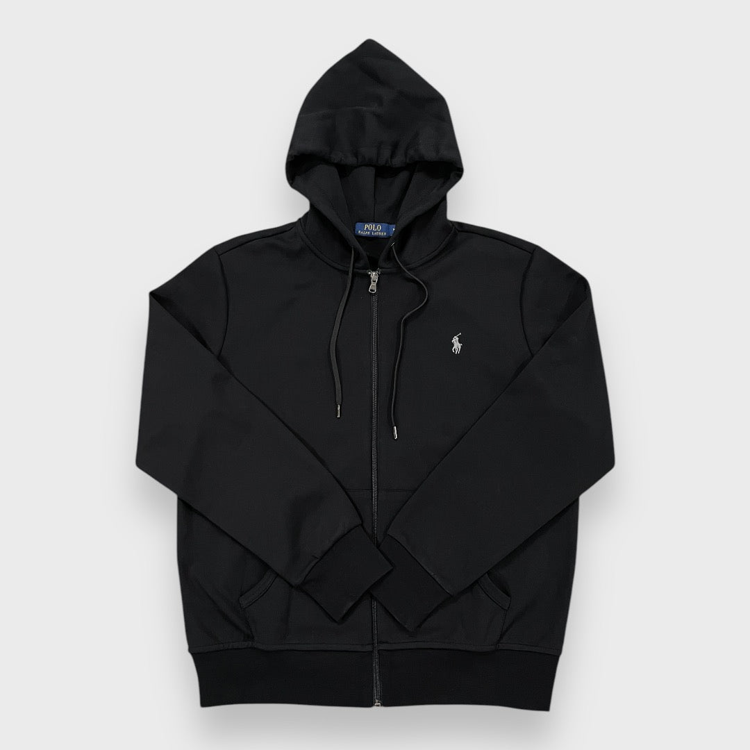 Polo Ralph Lauren Polo Pony Embroidered Zip-Up Hoodie Black