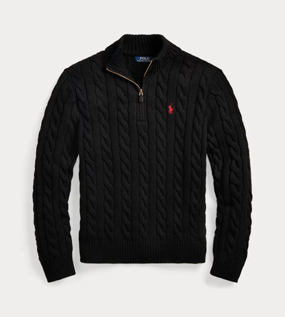 Polo Ralph Lauren Cable-Knit Half-Zip Sweater
