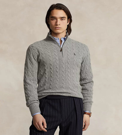 Polo Ralph Lauren Cable-Knit Half-Zip Sweater