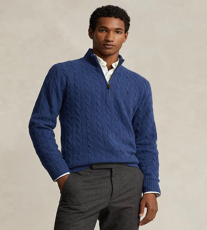 Polo Ralph Lauren Cable-Knit Half-Zip Sweater
