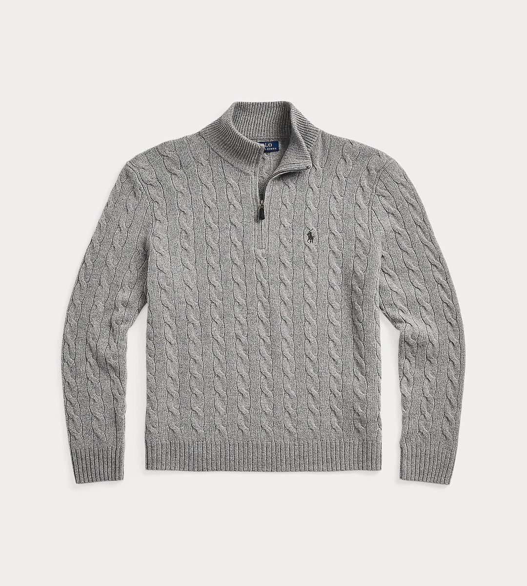 Polo Ralph Lauren Cable-Knit Half-Zip Sweater