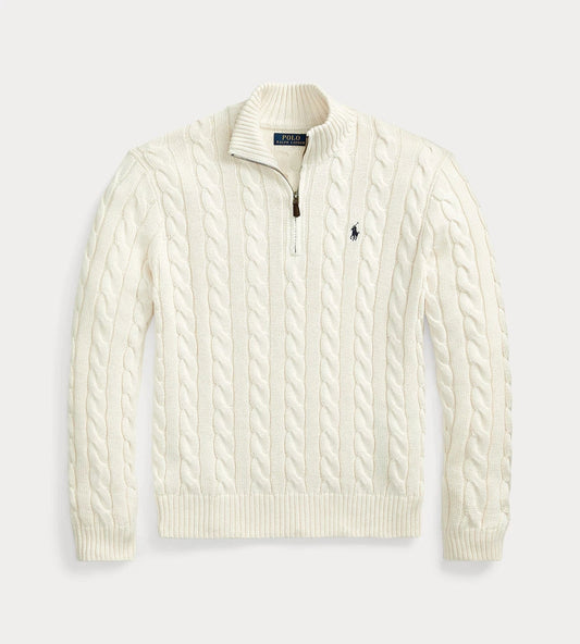 Polo Ralph Lauren Cable-Knit Half-Zip Sweater
