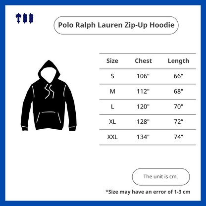 Polo Ralph Lauren Polo Pony Embroidered Zip-Up Hoodie Black